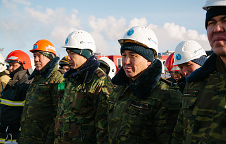 На ПНХЗ прошли пожарно-тактические учения совместно с ДЧС Павлодарской области