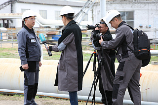 БАҚ ұшқырынан ПМХЗ қызметкерлерінің көрінісі: «Еңбек. Білім. Құрмет» жобасында