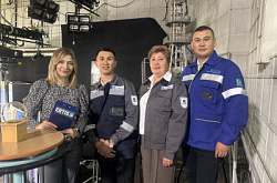 Работники ПНХЗ в прямом эфире передачи «Телецентр» на телеканале Ertis TV Павлодар