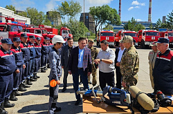 Вице-министр ЧС Серик Туленбергенов посетил ПНХЗ
