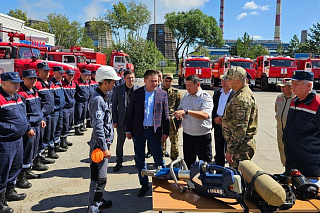 Вице-министр ЧС Серик Туленбергенов посетил ПНХЗ