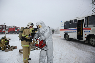 Тактико-специальные учения провели на ПНХЗ