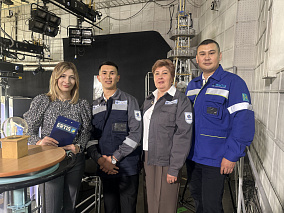 Работники ПНХЗ в прямом эфире передачи «Телецентр» на телеканале Ertis TV Павлодар